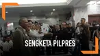 Tim hukum TKN yang dipimpin Yusril Ihza Mahendra datang ke MK untuk menyerahkan jawaban terkait sengketa Pilpres 2019.