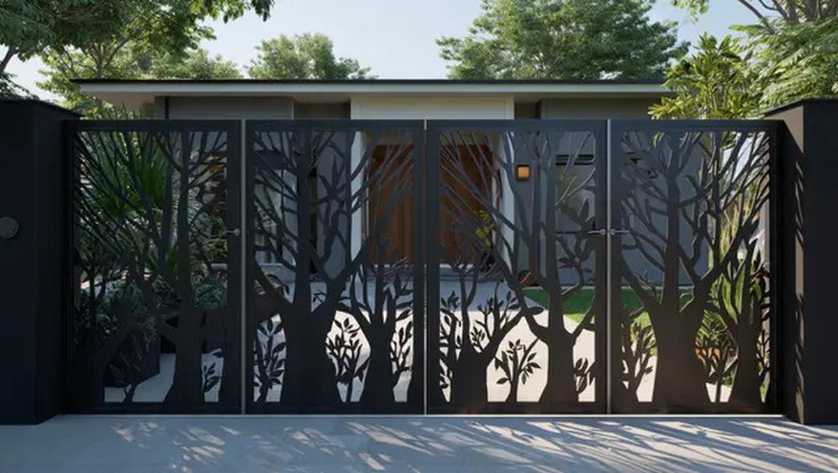 10 Model Pagar Laser Cutting Terbaru, Desain Ini Bikin Rumah Tampak Mewah di 2025