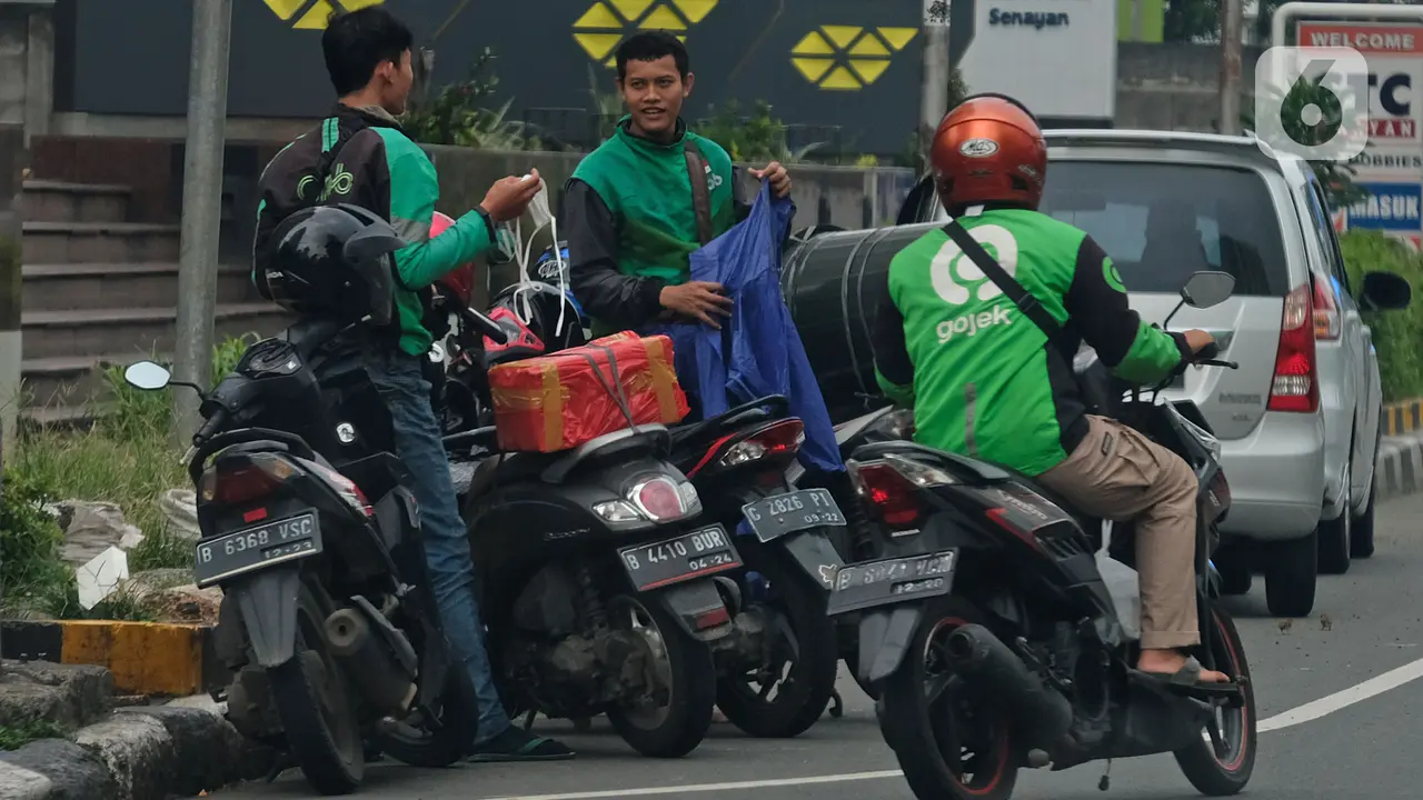 Ojol Dilarang Angkut Penumpang Selama PSBB di Jakarta