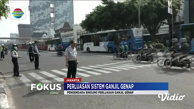 Uji coba perluasan sistem ganjil genap akan berlangsung hingga 6 September mendatang.