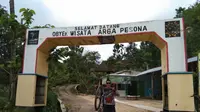 Arga Pesona merupakan salah satu destinasi wisata hits yang berada di pegunungan Kendeng, tepatnya di Desa Beketel, Kecamatan Kayen, Kabupaten Pati, Jawa Tengah. (Liputan6.com/ Ahmad Adirin)