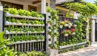 7 Ide Kebun Mini di Pagar Rumah Menggunakan Pipa PVC, Hunian Sejuk dan Asri