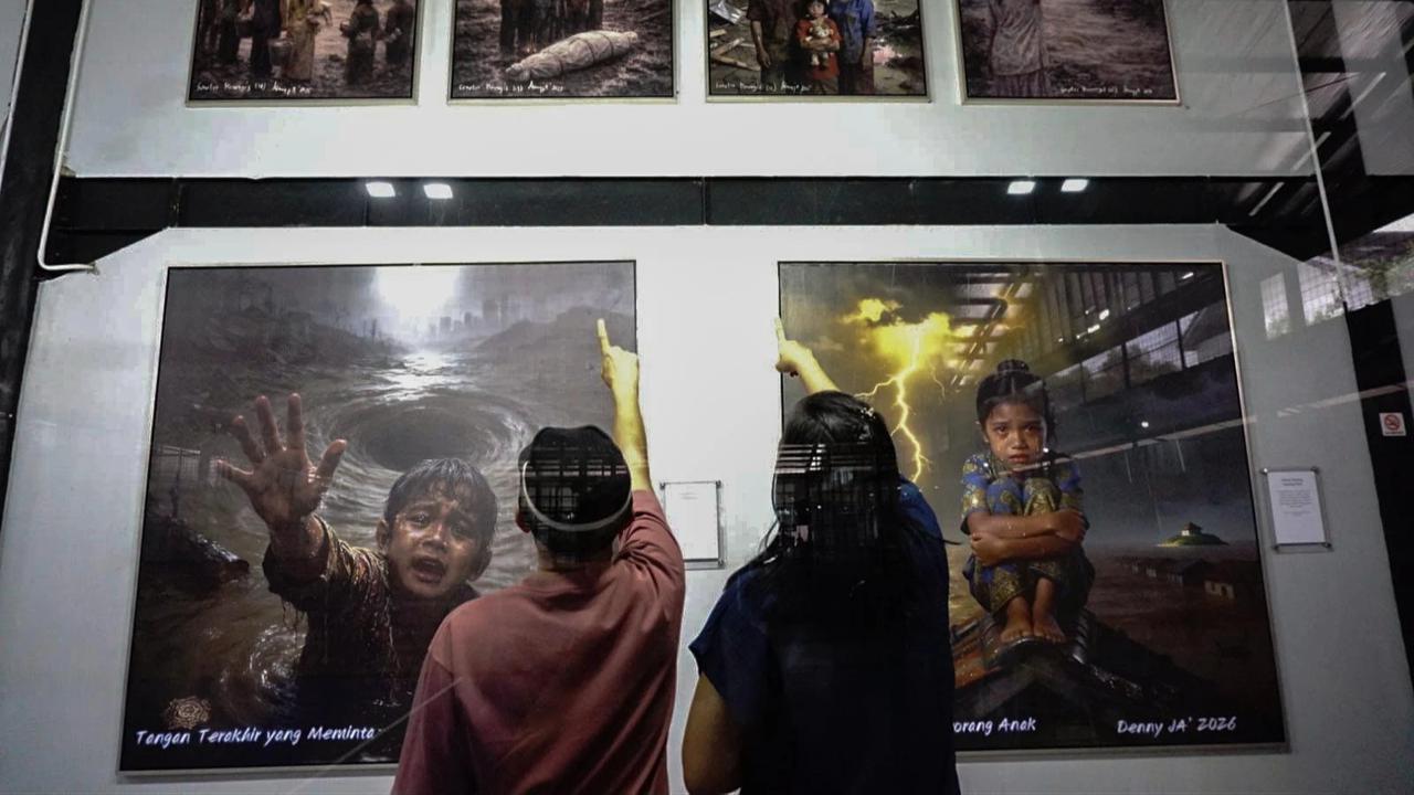 FOTO: Pameran Lukisan Refleksi Krisis Ekologi Nusantara di Bulan Ramadan