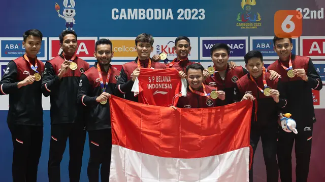 Bulu Tangkis Beregu Putra Indonesia SEA Games 2023