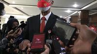 Gubernur Jawa Tengah, Ganjar Pranowo usai melantikan empat Penjabat (Pj) kepala daerah di Gedung Gradhika Bhakti Praja, Minggu malam (22/5/2022).(Foto : Titoisnau)