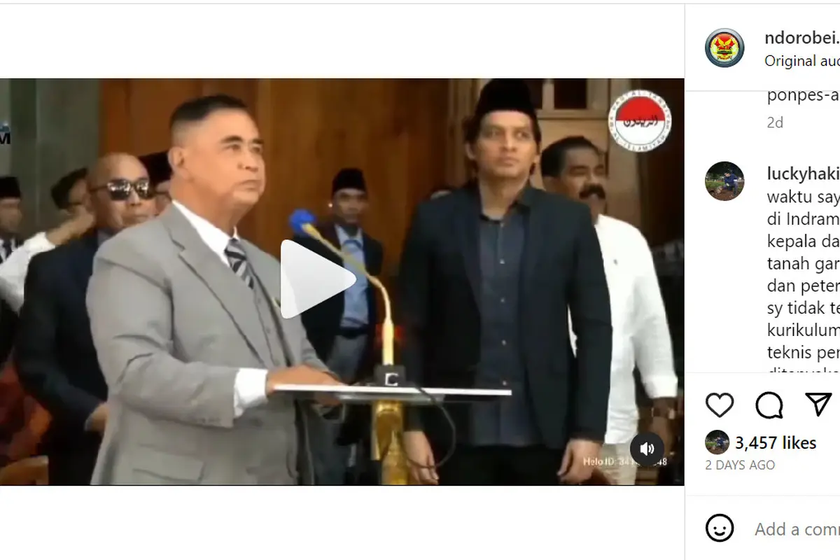 Lucky Hakim saat Berkunjung ke Ponpes Al-Zaytun