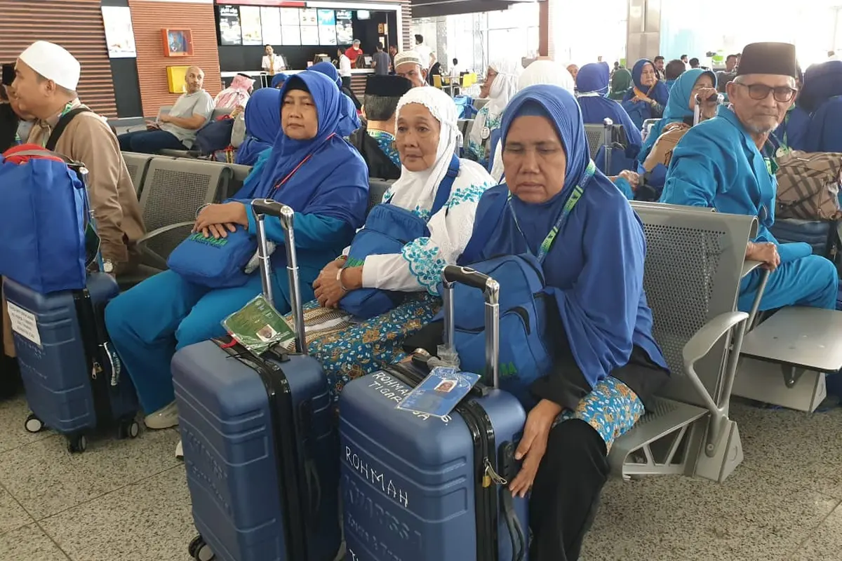 Jemaah Haji Khusus Tiba di Madinah. Denny/MCH