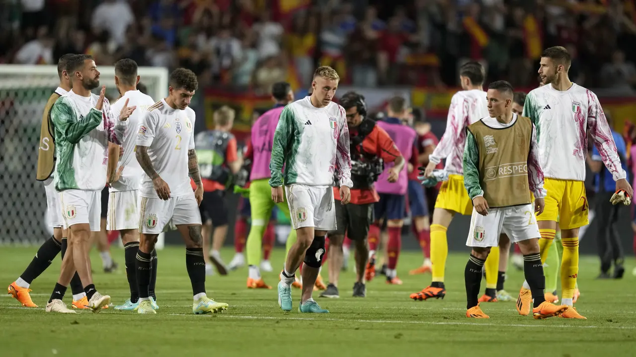 FOTO Timnas Italia Tersingkir di Semifinal UEFA Nations League
