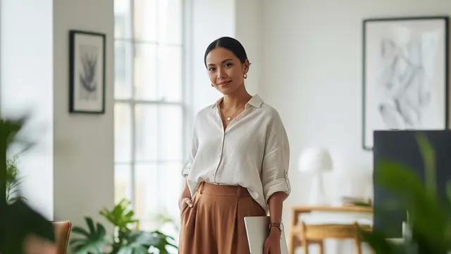 Model Busana Santai Tapi Stylish untuk Kerja (AI)