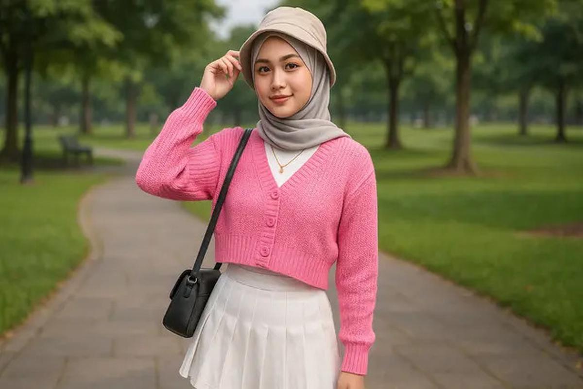 7 Model Cardigan Rajut Warna Pink yang Cocok untuk Wanita yang Ingin Tampil Aesthetic