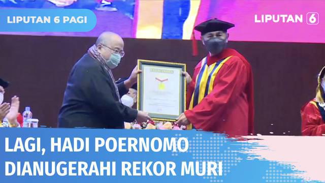 Lagi, Mantan Ketua BPK, Hadi Poernomo menjadi lulusan terbaik doktoral dari Universitas Pelita Harapan. Selain itu, Hadi Pernomo juga dianugerahi piagam dari MURI sebagai doktor hukum pertama yang melakukan uji publik disertasi yang dihadiri lebih da...