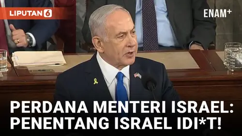 VIDEO: Geram Terus Didemo, Netanyahu Sebut Penentang Israel 'Idi*t'