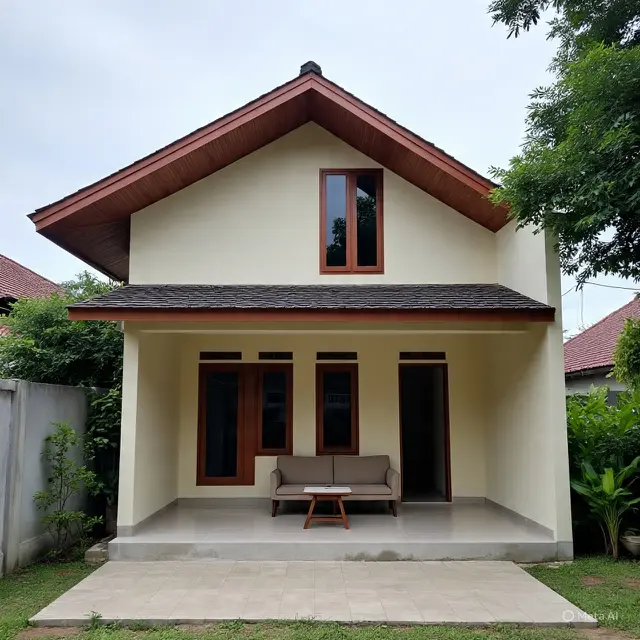 Desain Rumah 2 Lantai Sederhana dan Biaya 100 Juta