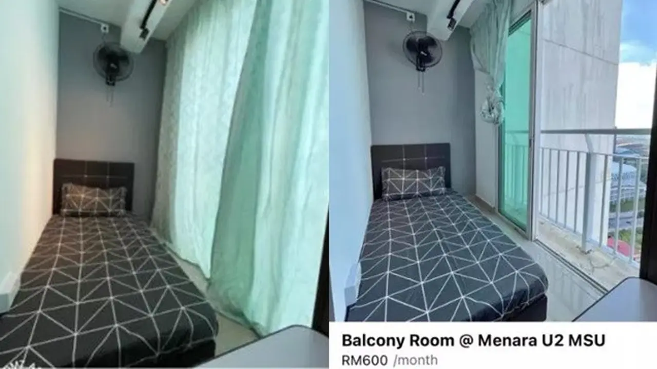 Balkon di Apartemen Ini Dijadikan Kos-Kosan dengan Harga Rp 2 Juta, Bikin Geleng Kepala