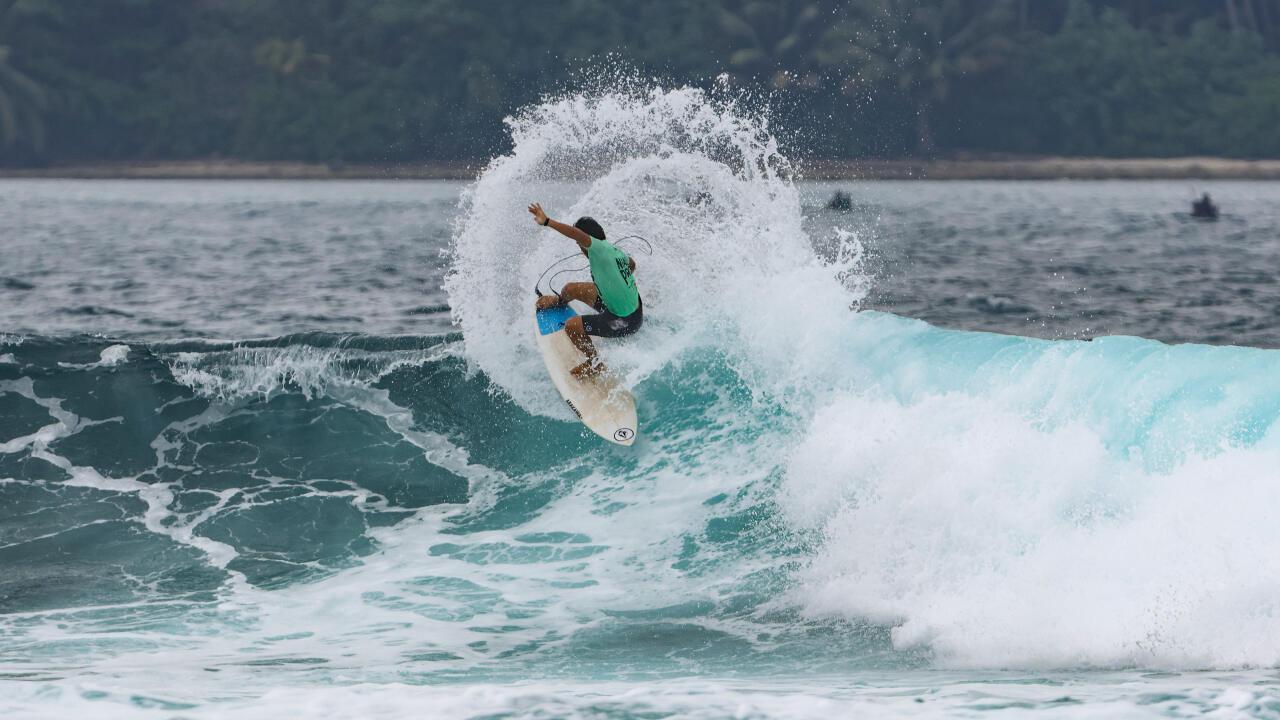 Ajang surfing dunia, Nias Pro 2023 WSL QS 5000 yang diadakan di Pulau Nias