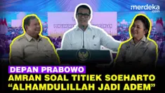 Dalam sambutnya, Mentan Amran mengaku setelah Titiek Soeharto menjadi ketua Komisi IV, suasana rapat menjadi adem.