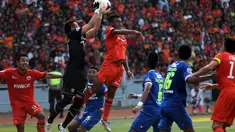 Persija Jakarta ditahan Persib Bandung (0-0) di laga lanjutan ISL 2014 di Stadion GBK, (10/8/2014). (Liputan6.com/Helmi Fithriansyah)