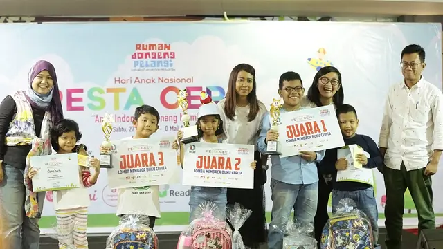 [FIMELA] Pesta Ceria, Persembahan Rumah Dongeng Pelangi di Hari Anak