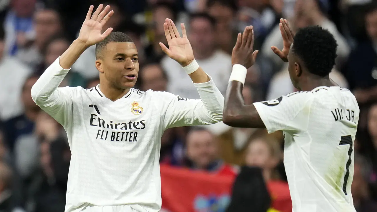 Foto: Acak-Acak Pertahanan Lawan, Mbappe dan Vinicius Perlihatkan Kerja Sama Ciamik saat Real Madrid Menang di Liga Spanyol