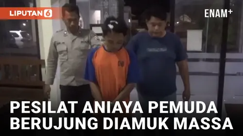 VIDEO: Aniaya Pemuda, Oknum Pesilat di Jombang Jadi Target Amukan Warga
