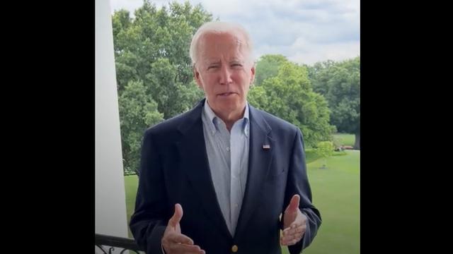 Joe Biden mengunggah sebuah video tentang kondisi terkini usai positif COVID-19. (Twitter POTUS)