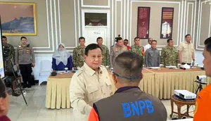 Prabowo Cek Kebakaran Hutan Kalimantan: Saya Datang untuk Lihat Keadaan Nyata