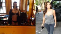 Kim Kardashian foto selfie pakai bikini pinjaman