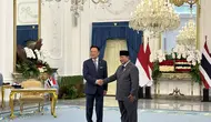 Prabowo Sambut Kunjungan Resmi PM Thailand di Istana