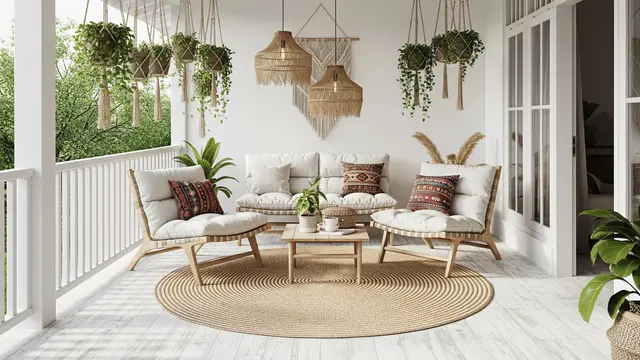 Hangat dengan Whitewashed Wood