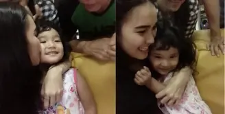 Penyanyi dangdut Ayu Ting Ting baru saja merayakan ulang tahun putrinya, Bilqis Khumairah Razak. Beberapa foto dibagikan janda satu anak itu Instagram. (Instagram/ayutingting92)