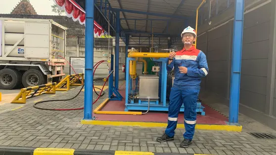 Dari 200 Bar Jadi 0,3 Bar, Ini Perjalanan CNG hingga Masuk Dapur