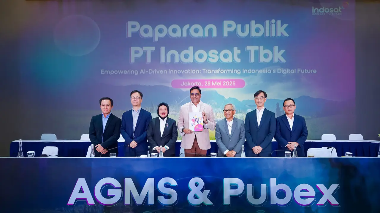 Jajaran Direktur Indosat Ooredoo Hutchison hasil Rapat Umum Pemegang Saham Tahunan 2025