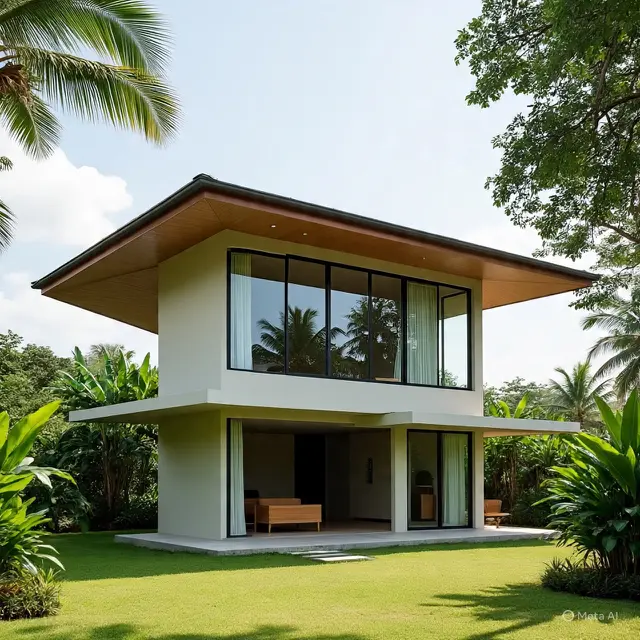 Rumah Estetik Sederhana 2 Lantai