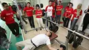 Chairman of EIM ASEAN Chapter Benedict Tan saat memberikan pelatihan kepada sejumlah dokter di Senayan, Jakarta, Kamis (26/11/2015). EIM mendorong para dokter untuk menjadikan olahraga sebagai resep untuk pasien. (Liputan6.com/Immanuel Antonius)