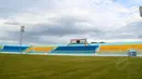 Stadion Kanjuruhan merupakan markas kesebelasan sepak bola asal Malang, yakni Arema Cronus, Jumat (16/1/2015). (Liputan6.com/Faizal Fanani)