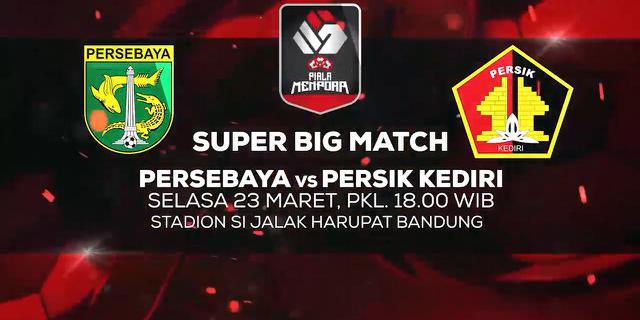 VIDEO: Jangan Lupa Saksikan Pertandingan Piala Menpora 2021 Sore Nanti di Indosiar dan Vidio, Persebaya Vs Persik Kediri