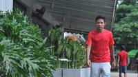 Evan Dimas mengaku bingung akun palsu Twitter yang mengatasnamakan dirinya lebih banyak di follow daripada akun asli miliknya, Jakarta, Kamis (28/5/2015). (Liputan6.com/Herman Zakharia)