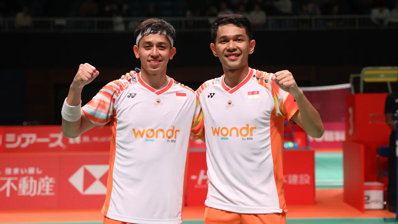 Fajar Alfian/Muhammad Rian Ardianto - Kumamoto Masters 2024 - Bulu Tangkis