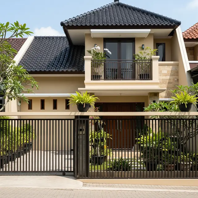 9 Model Pagar Besi yang Cocok untuk Rumah Kecil, Modern dan Tetap Luas