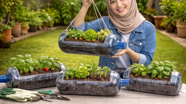 kebun galon bekas