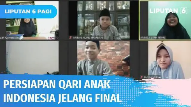 Jelang Final Qari Cilik Indonesia, lima peserta dari kelompok Madaniyah terus berlatih tilawah. Dibantu dengan keluarga, mereka berlatih cara mengatur pernapasan saat melantunkan ayat suci agar tampil dengan baik di Qari Cilik Indonesia.