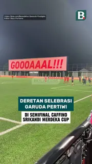 Deretan selebrasi gol Garuda Pertiwi ke gawang Yordania di semifinal Caffino Srikandi Merdeka Cup 2026