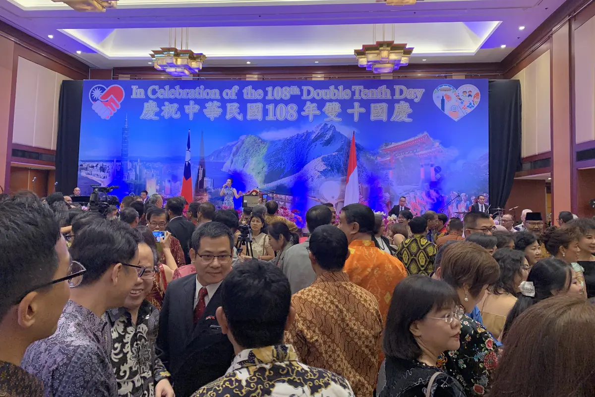 Resepsi Perayaan Hari Jadi Taiwan ke-108 di Hotel Borobudur.