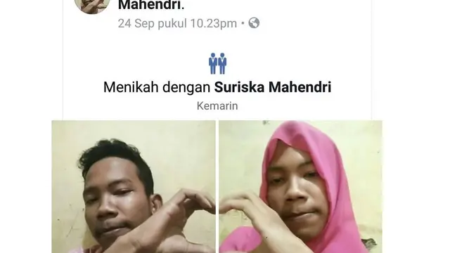 6 Foto Jomblo Pura-Pura Punya Pacar Ini Nyeleneh, Terniat