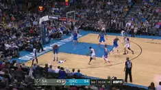 Berita video game recap NBA 2017-2018 antara Oklahoma City Thunder melawan San Antonio Spurs dengan skor 104-90.