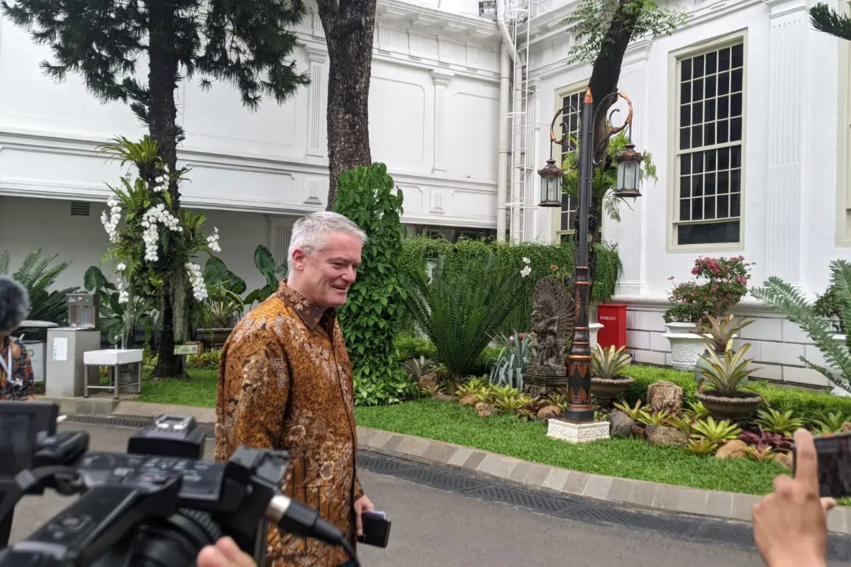 Prabowo Terima Sekjen OECD Mathias Cormann di Istana
