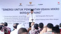 Menteri Koperasi dan UKM Teten Masduki, pada acara Sinergi Untuk Penguatan Usaha Mikro Berdaya Saing, di Jakarta, Kamis (6/5/2021).