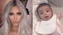 Kim Kardashian kembali mengunggah foto menggemaskan anak ketiganya, Chicago West. (instagram/kimkardashian)