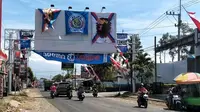 Hari Jadi Arema FC Tanpa Konvoi, Spanduk Aremania Penuhi Jalanan Malang Raya