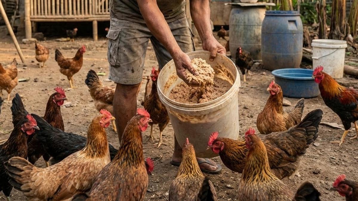 5 Cara Membuat Fermentasi Dedak untuk Ayam, Tingkatkan Nutrisi dan Hemat Biaya Pakan